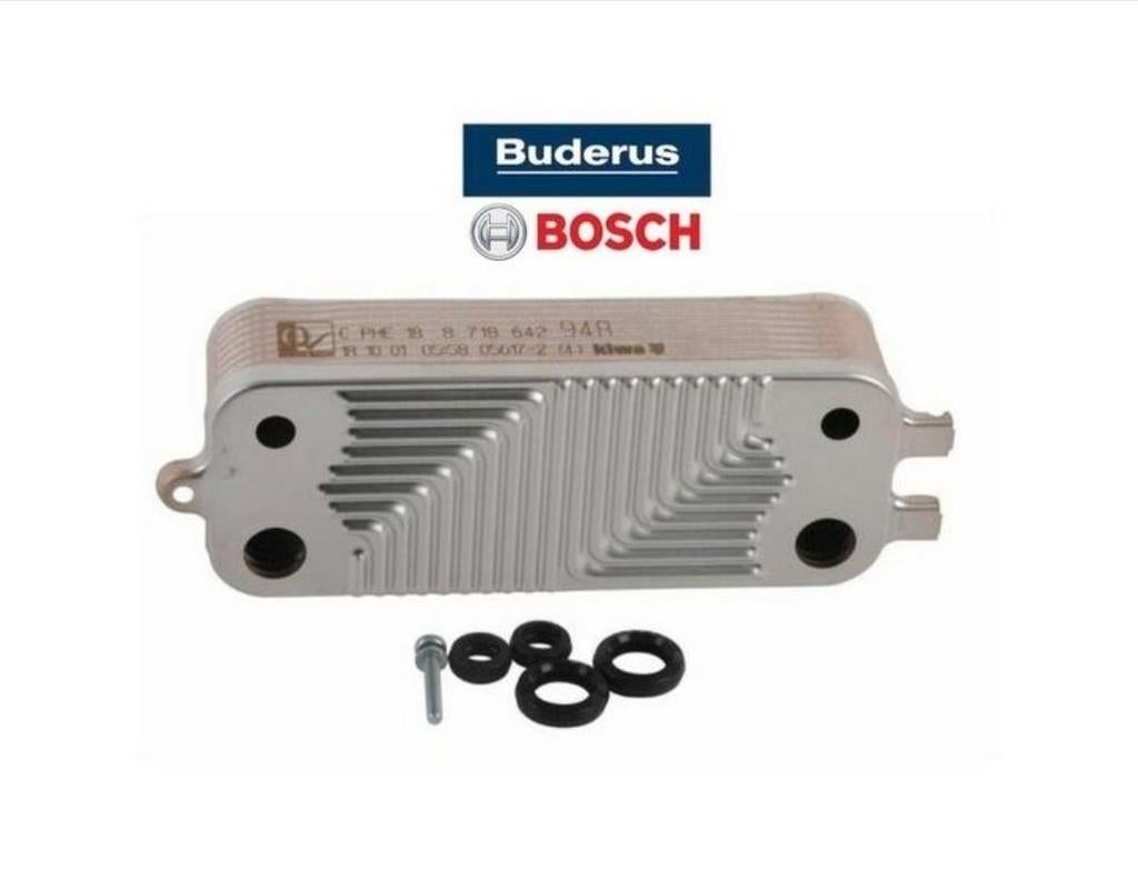 Platenwisselaar sanitair Buderus Logamax U154 (100% nieuwe), Ophalen of Verzenden, Nieuw