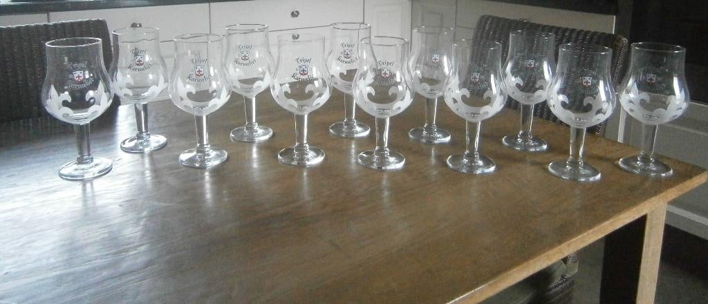 12 Tripel Karmeliet glazen  30 cl, Enlèvement ou Envoi, Neuf, Verre ou Verres