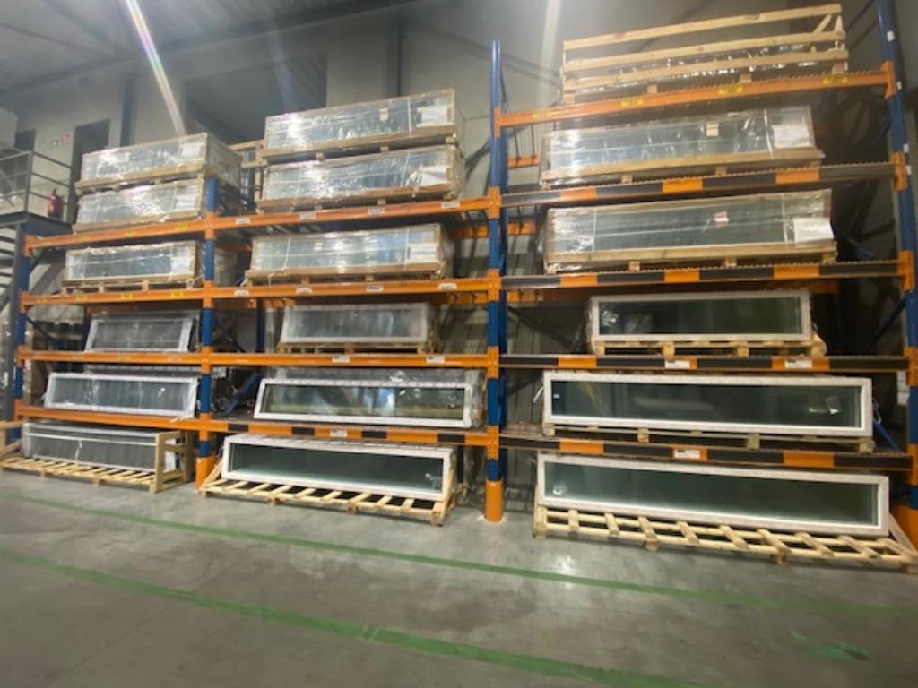 Stockverkoop pvc ramen, deuren, schuiframen, kozijn, deur, Doe-het-zelf en Bouw, Kunststof, Verzenden, Raamkozijn, Nieuw