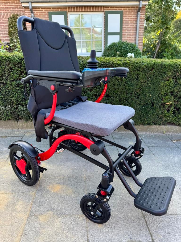 Lichtgewicht Elektrische rolstoel LUXE invalide Rolwagen, Ophalen of Verzenden, Inklapbaar, Zo goed als nieuw, Elektrische rolstoel