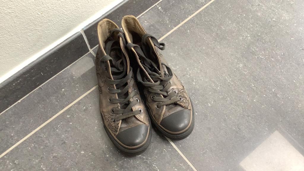 Stevige wandelschoenen Converse Allstar, Bruin, Gedragen, Wandelschoenen, Ophalen of Verzenden