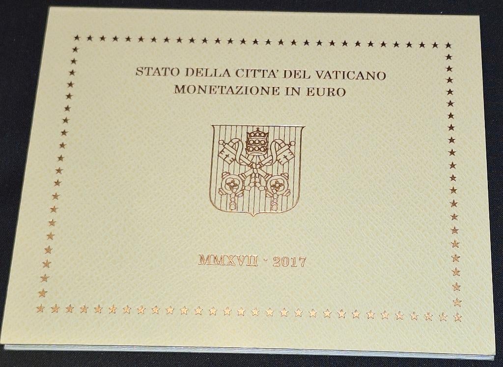 Vaticaan jaarset 8 munten 2017 BU, Timbres & Monnaies, Monnaies | Europe | Monnaies euro, Enlèvement ou Envoi, Vatican, Autres valeurs