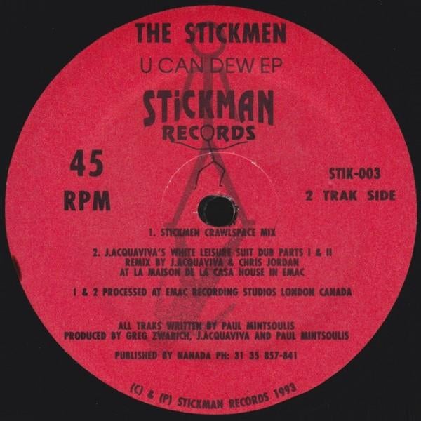 The Stickmen – U Can Dew EP, Ophalen of Verzenden, Gebruikt