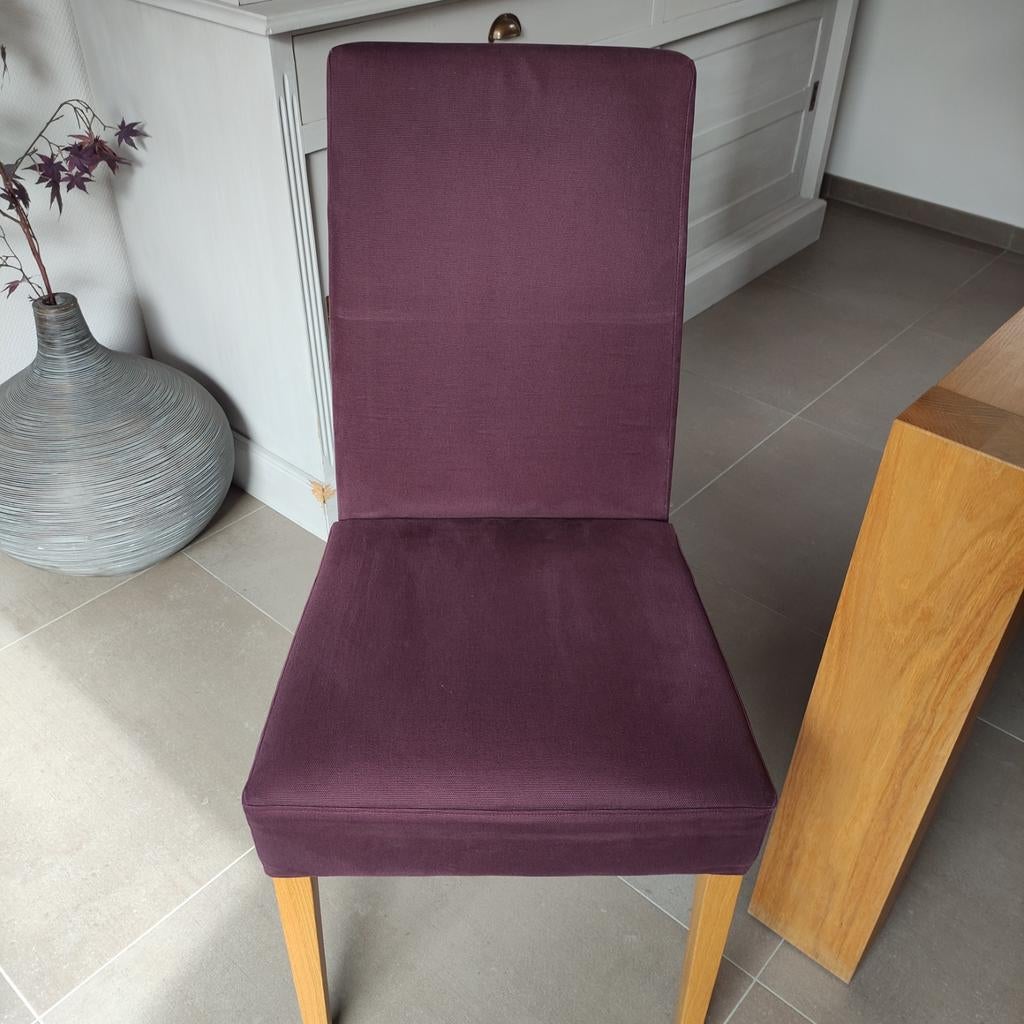 6 housses de chaises en tissu NEUVES, Huis en Inrichting, Stoelen, Ophalen of Verzenden, Nieuw