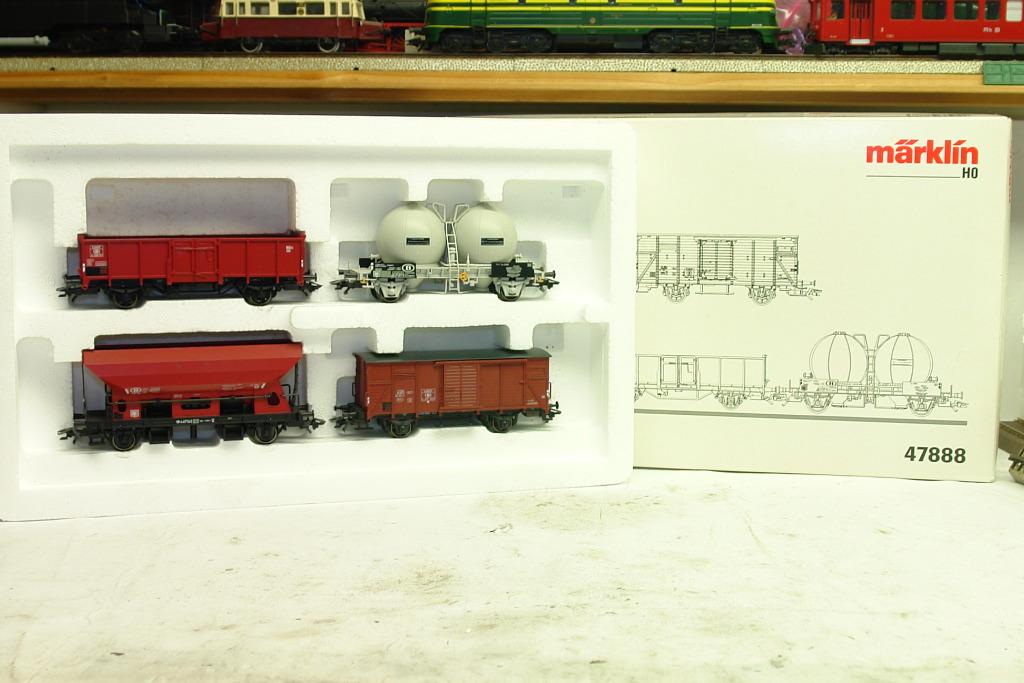 MARKLIN 47888 SNCB NMBS SET WAGONS MARCHANDISES Ep. III, Enlèvement ou Envoi, Courant alternatif, Wagon, Comme neuf