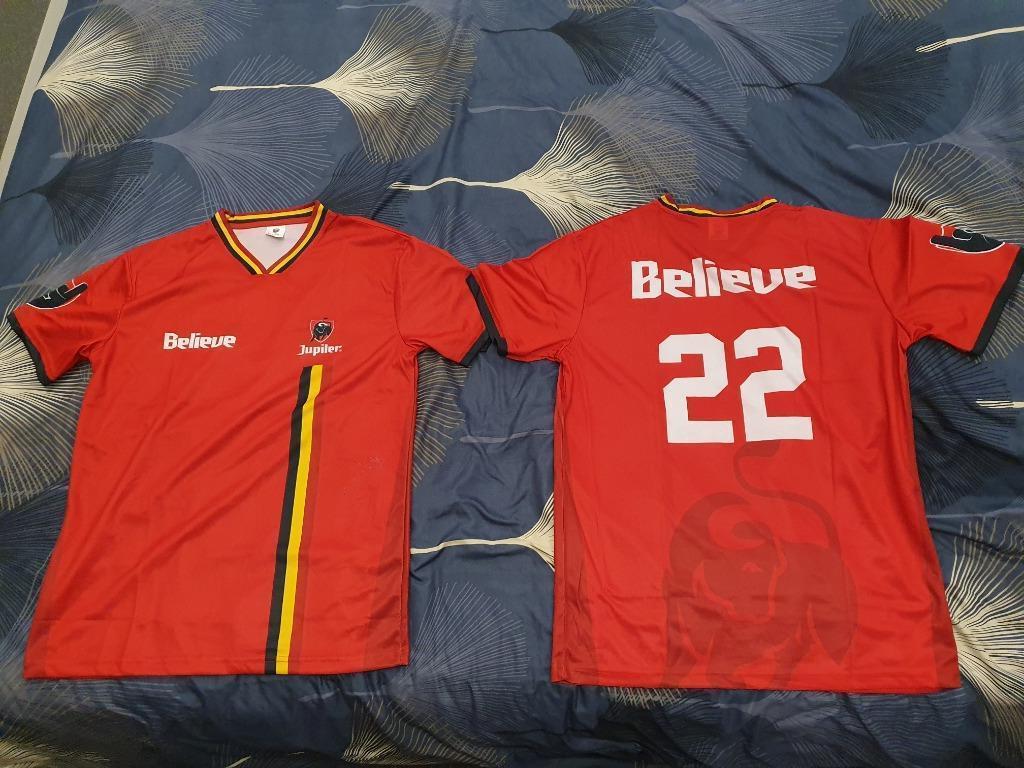 T-Shirt België (Maat Medium) - Rode Duivels - WK 2022, Verzamelen, Ophalen of Verzenden, Nieuw, Shirt