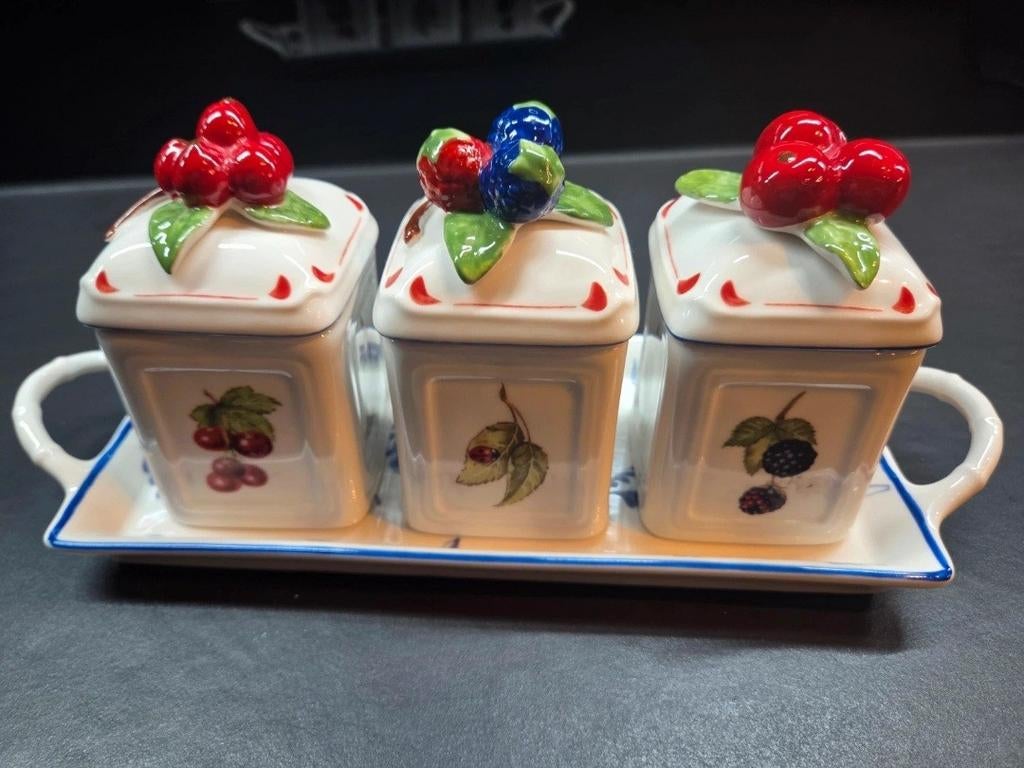 Voorraadpotjes op schaal V&B Cottage Charm, Enlèvement ou Envoi, Comme neuf, Porcelaine
