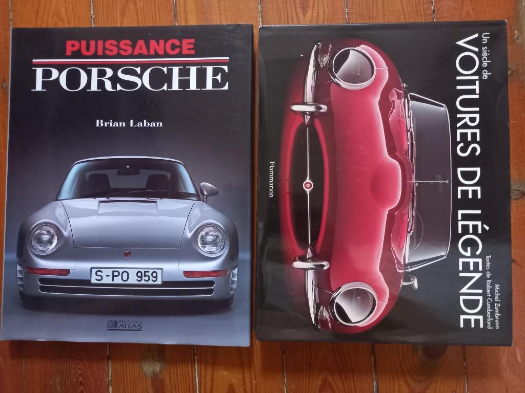 Lot 2 livres Porsche et voitures de légende, Livres, Autos | Livres, Enlèvement ou Envoi, Comme neuf, Porsche, Divers