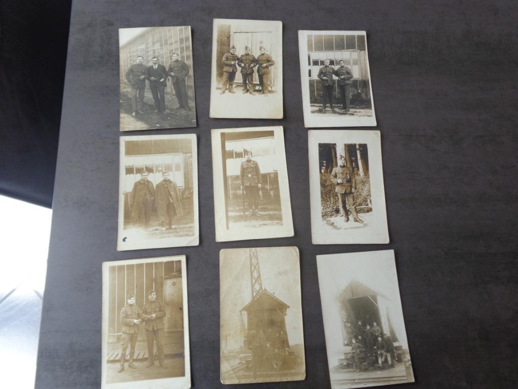 9 oude foto's van Belgische soldaten uit de jaren 20, Ophalen