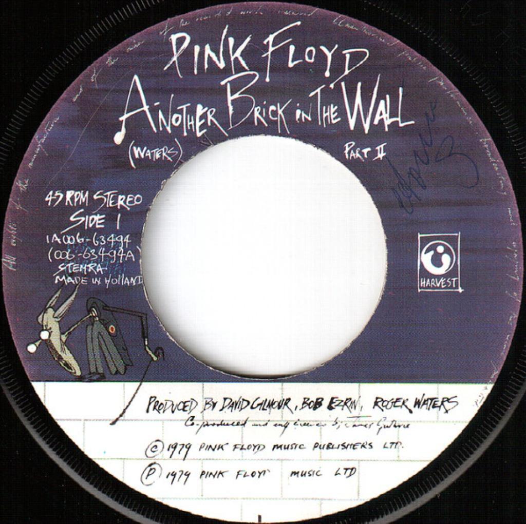 Pink Floyd - Another Brick In The Wall, Enlèvement ou Envoi, Utilisé, Pop