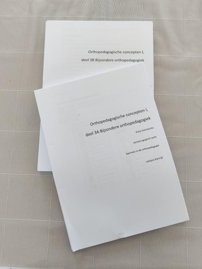 Cursus bijzondere orthopedagogiek, Boeken, Studieboeken en Cursussen, Ophalen of Verzenden, Nieuw, Hoger Onderwijs