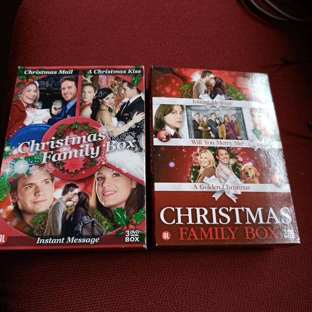 2 boxen dvd s Christmas family box per stuk 5 euro, Cd's en Dvd's, Ophalen of Verzenden, Zo goed als nieuw