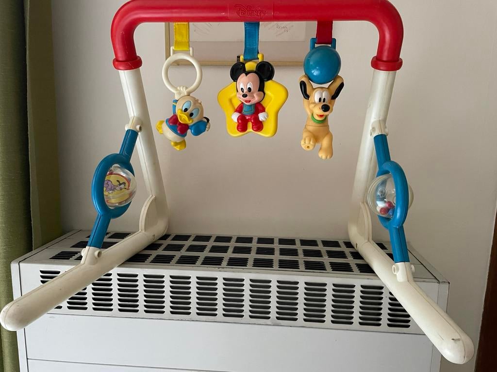 Vintage Disney Mattel babygym, Ophalen of Verzenden, Donald Duck, Gebruikt