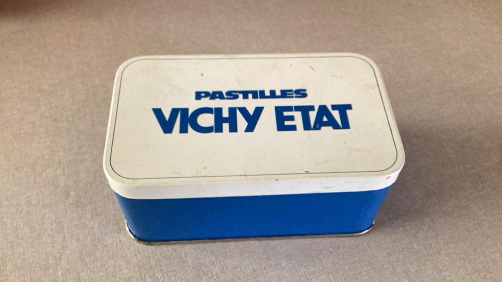 Blikken doos pastilles Vichy, Collections, Enlèvement ou Envoi, Utilisé, Autre, Autres marques