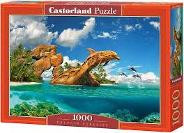 Castorland - puzzel 1000st - volledig zie foto 2, Enlèvement, 500 à 1500 pièces, Comme neuf, Puzzle