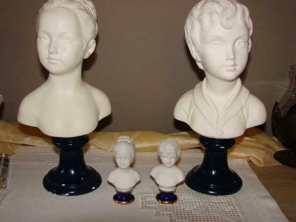 sierkoppeltje =buste meisje en jongen, Ophalen of Verzenden, Zo goed als nieuw, Mens