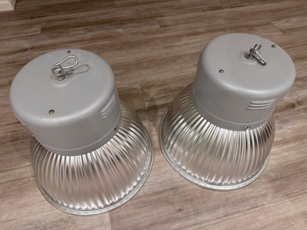 2 authentieke industriële lampen met e27 fitting, Ophalen