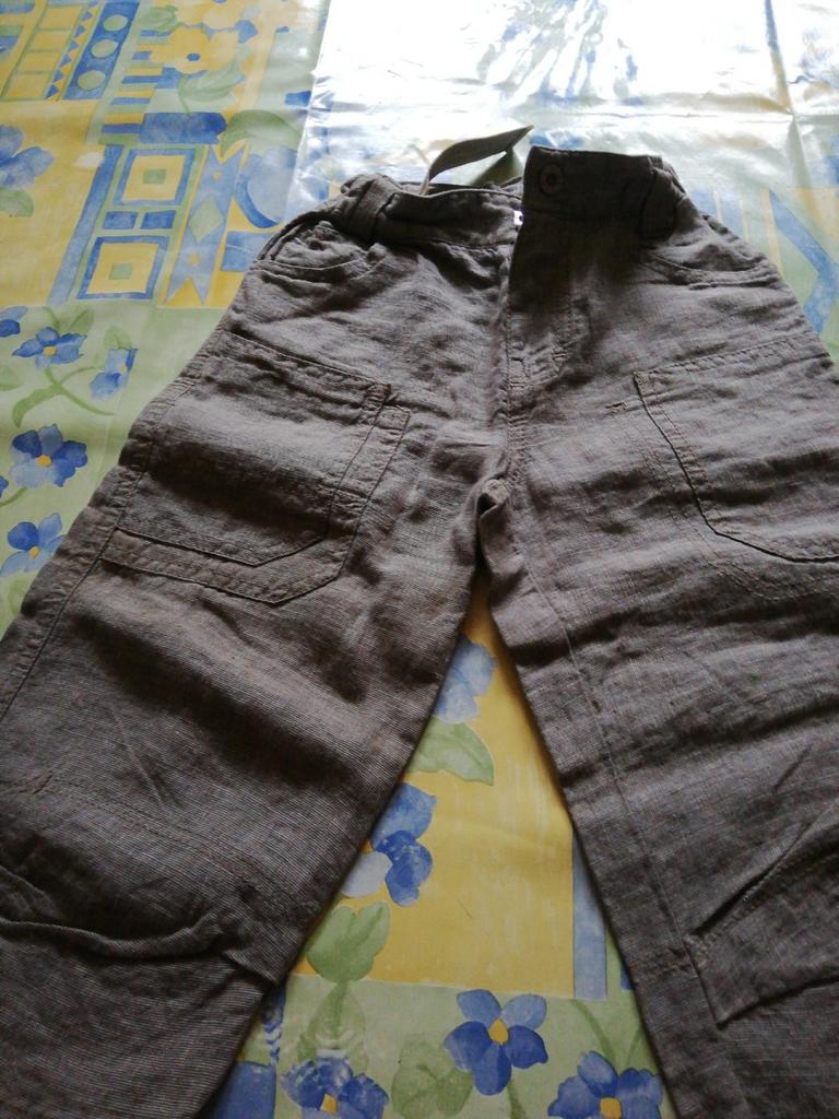 Pantalon garçon Gymp. 100% lin. Taille 8 ans., Comme neuf, Garçon, Pantalon