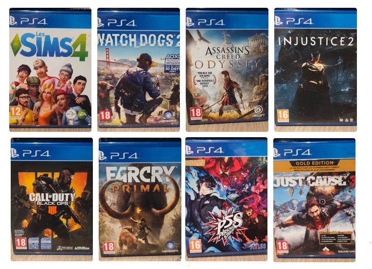8 ps4-spellen, Ophalen of Verzenden, Zo goed als nieuw