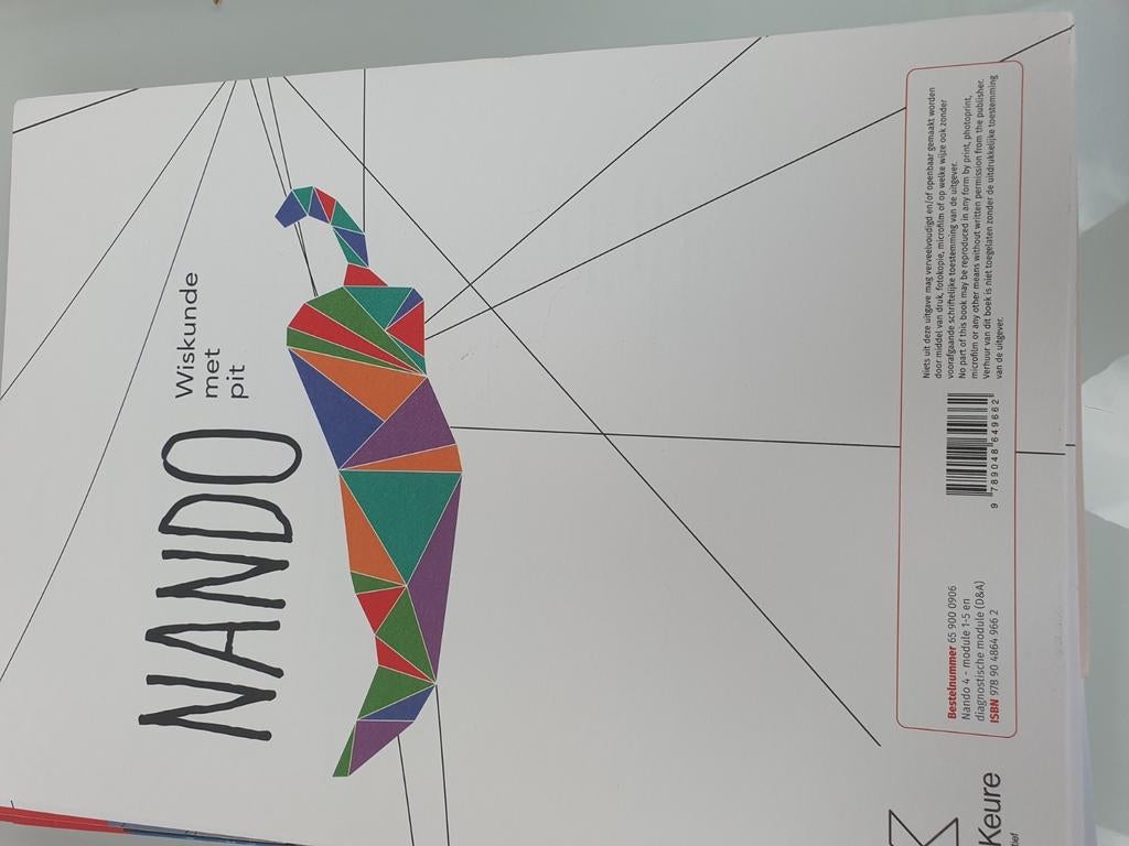 Nando 4 wiskunde met pit met vademecum module 1 tot 11, Boeken, Ophalen, Nieuw