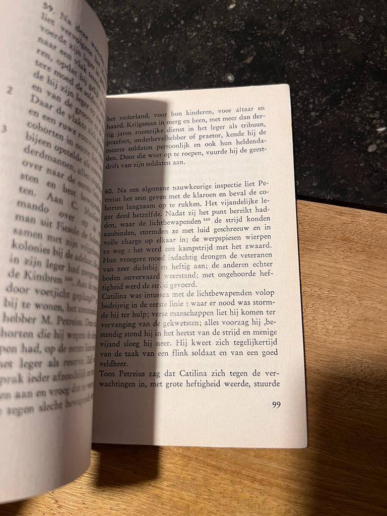 De samenzwering van Catilina - Sallustius *Klassieke Galerij, Boeken, Ophalen of Verzenden, Gelezen, Sallustius, Nederland