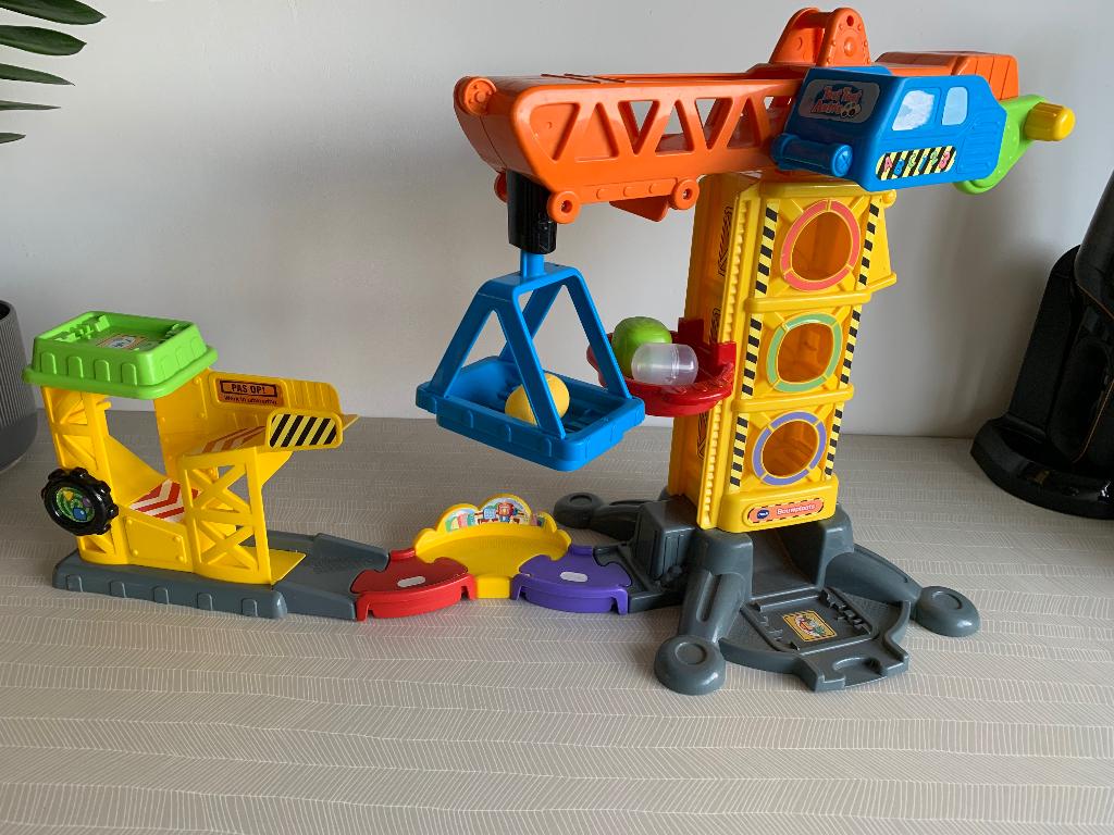 Toet toet hijskraan Vtech, Ophalen, Gebruikt