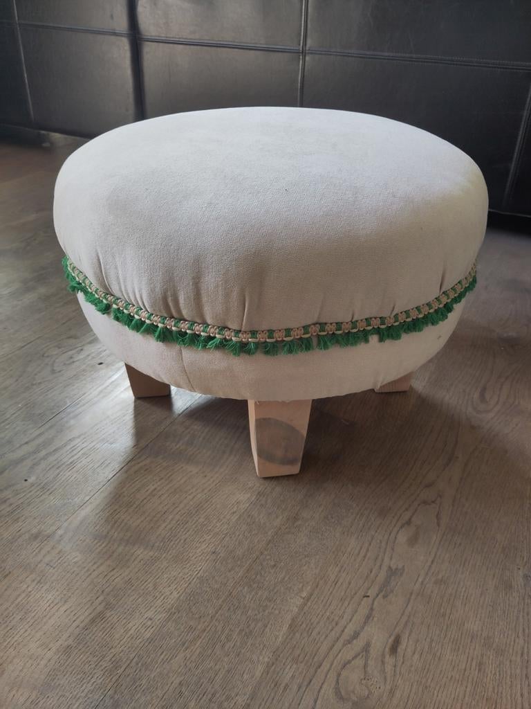 Hippe retro-pouf vintage IKEA, Maison & Meubles, Enlèvement, Utilisé