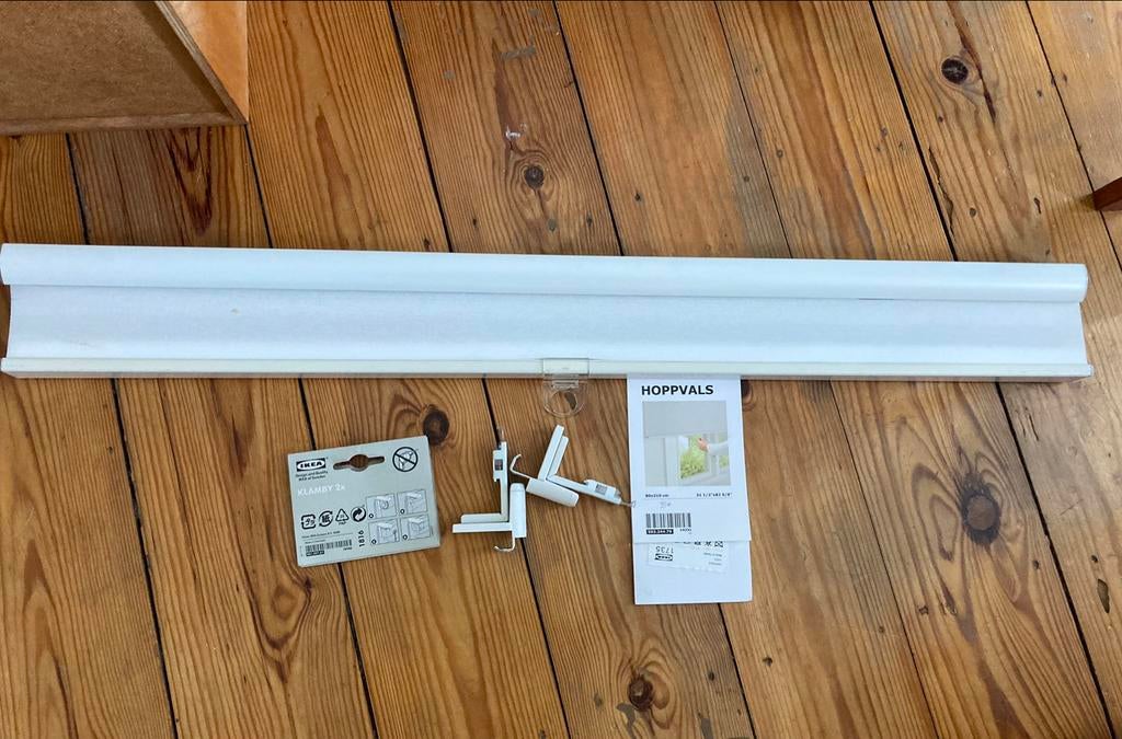 1 Store Hoopvals IKEA 80cm x 210cm haut + fixation, Enlèvement ou Envoi, Comme neuf, Blanc