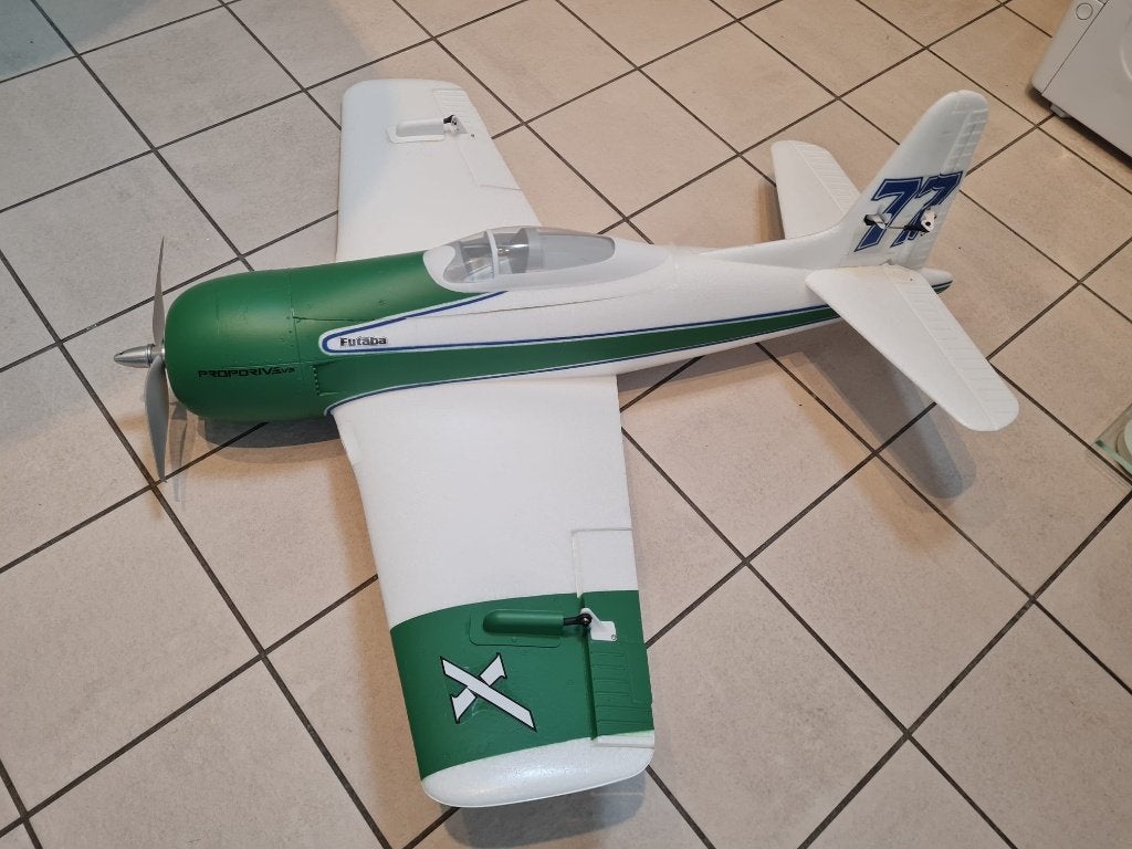 Nieuwe Durafly (PNF) Rare Bear Reno Racer 680mm Green/White, Ophalen of Verzenden, Nieuw, Elektro, RTF (Ready to Fly)