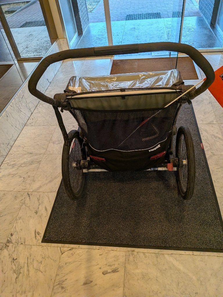 Baby carrier attached to bike, Ophalen, Gebruikt, Draagdoek, Overige merken