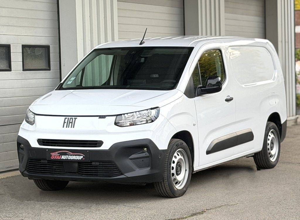 Fiat Doblo 1.5 BlueHDI L2/Carplay/Camera/Airco/Airco/Cruise, Auto's, Fiat, 4 cilinders, Wit, Bedrijf, Diesel