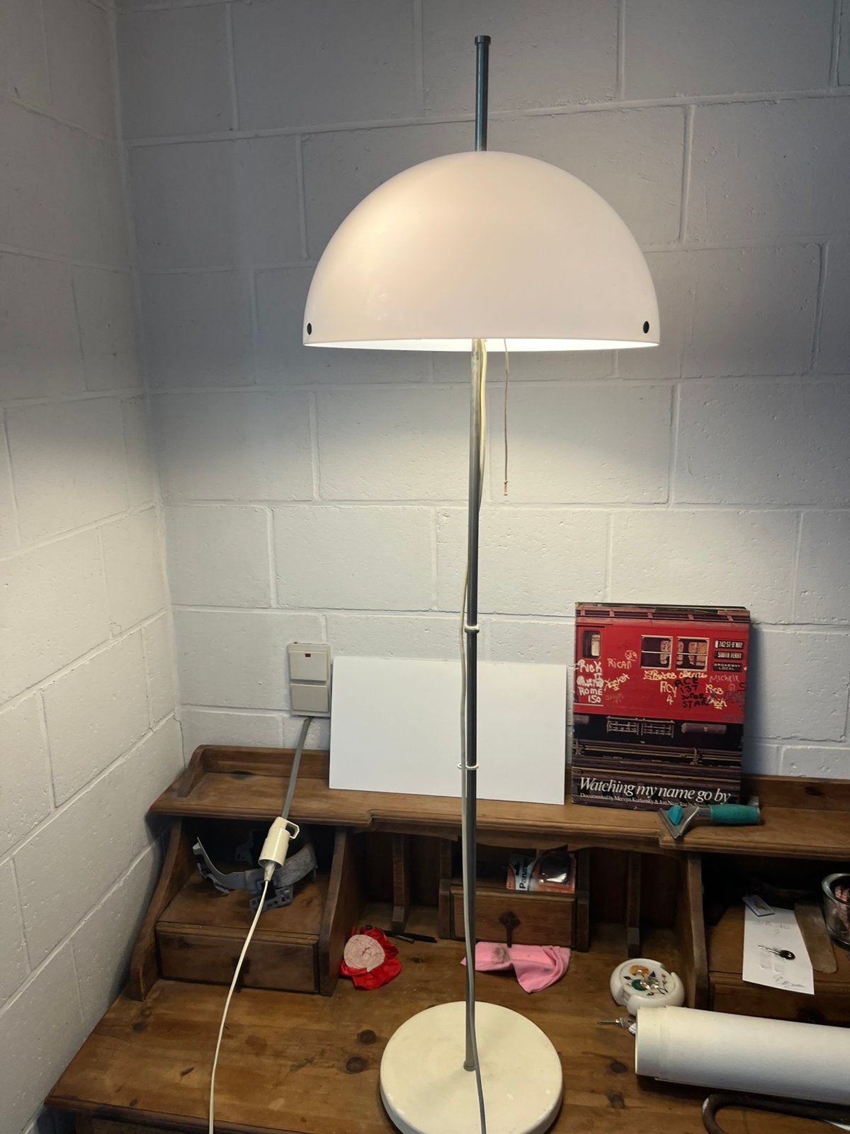 fagenhulst vloerlampen jaren 70 mushroom, Antiek en Kunst, Ophalen
