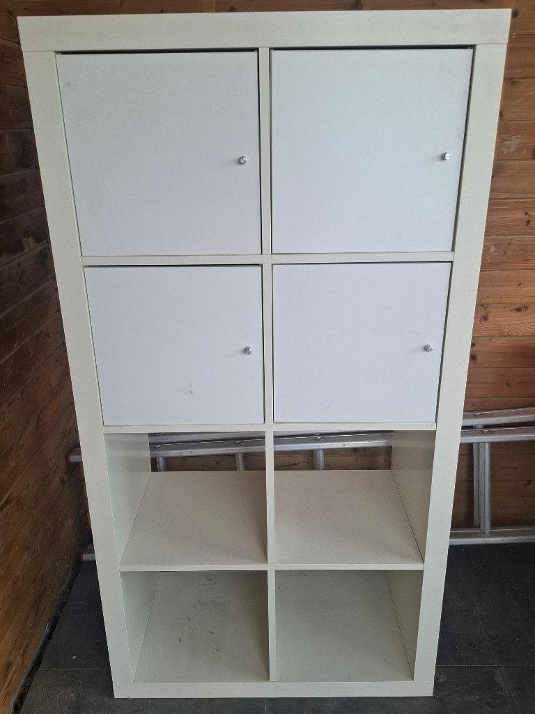 KALLAX kast met deur, Huis en Inrichting, Ophalen, 100 tot 150 cm, Minder dan 150 cm, 25 tot 50 cm