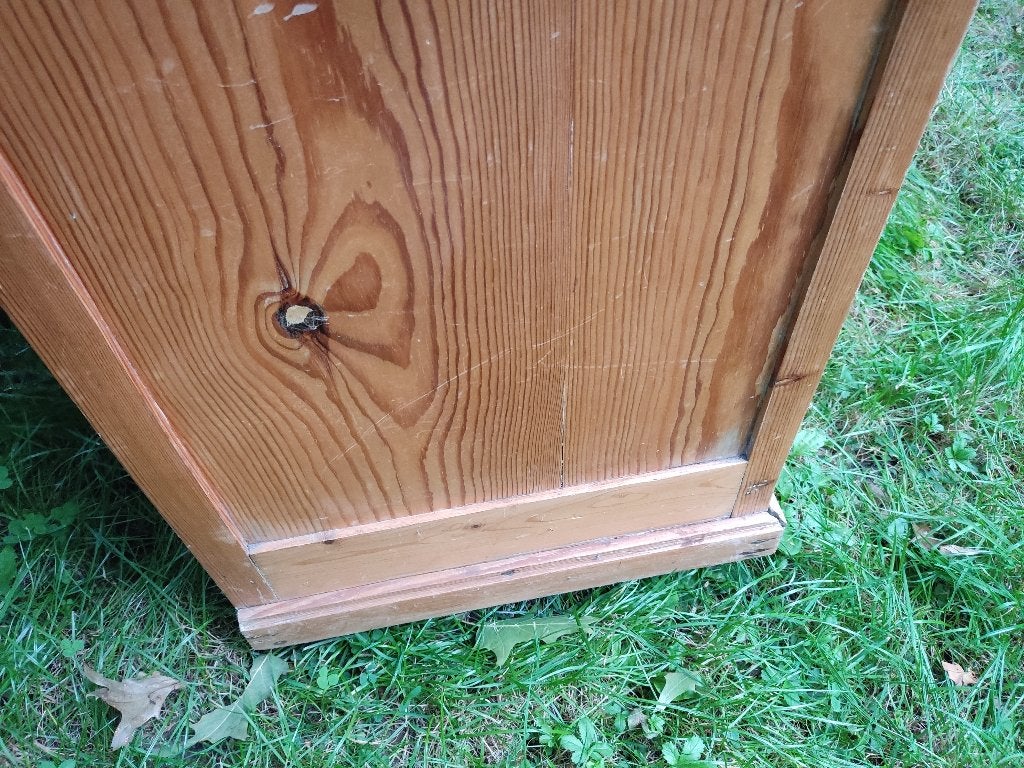 Ancienne armoire en pitchpine, Enlèvement