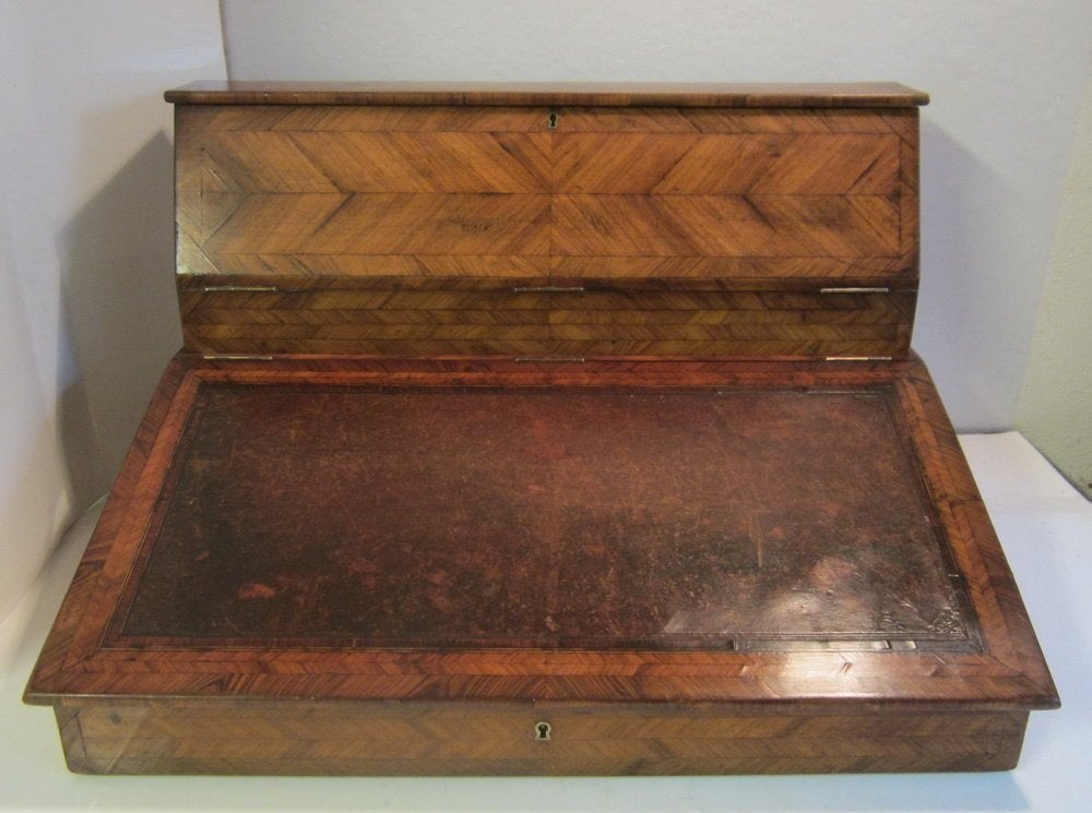Secrétaire de table ancien en acajou, pupitre, XIXe siècle, Antiquités & Art, Enlèvement
