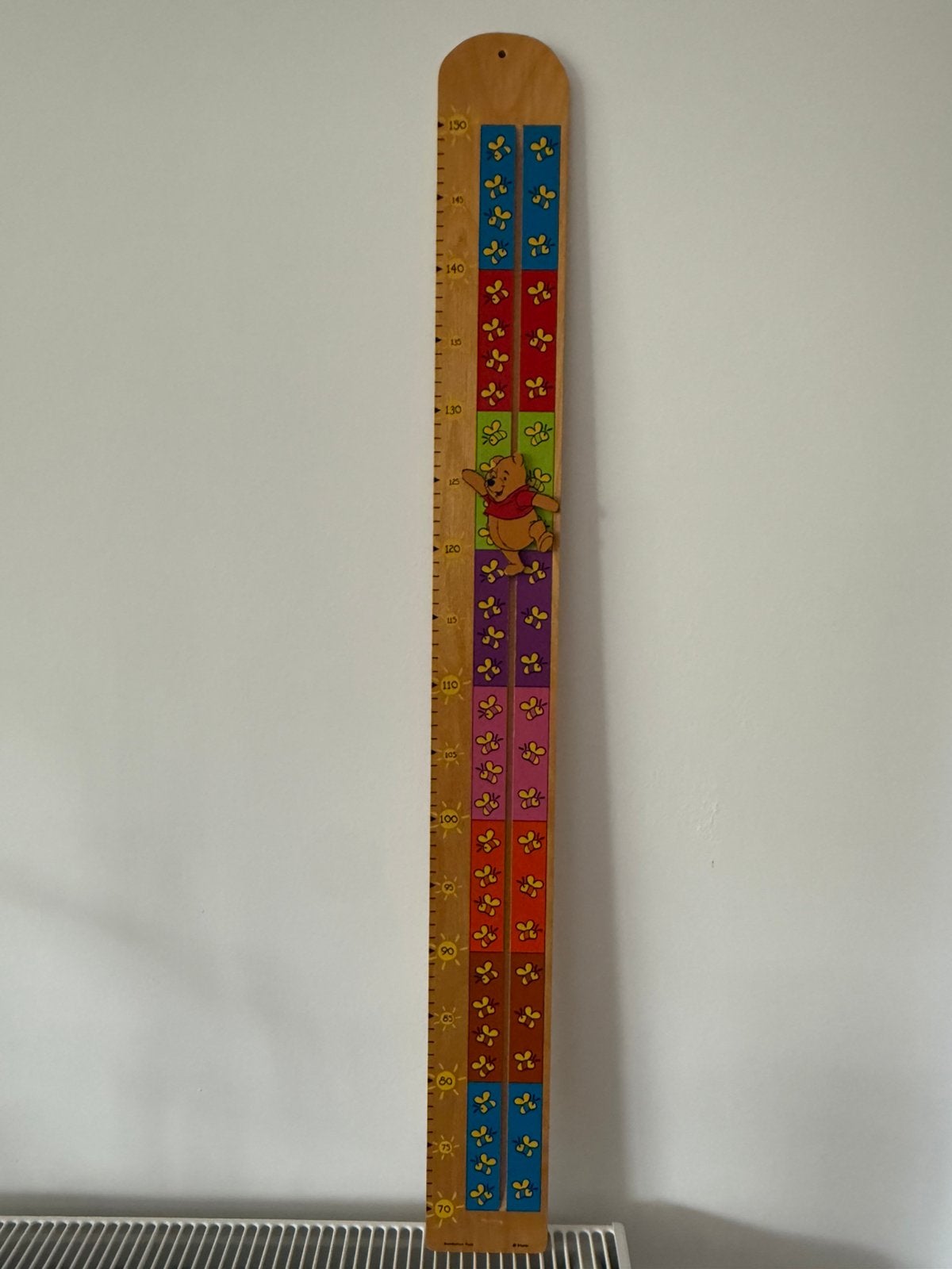 Winnie de Pooh - houten groeimeter, Kinderen en Baby's, Ophalen, Gebruikt, Disney, Wanddecoratie