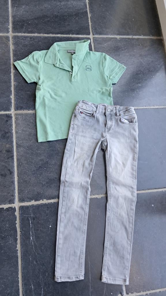 Setje in nieuwstaat 134, Kinderen en Baby's, Kinderkleding | Maat 134, Ophalen of Verzenden, Zo goed als nieuw, Jongen, Setje