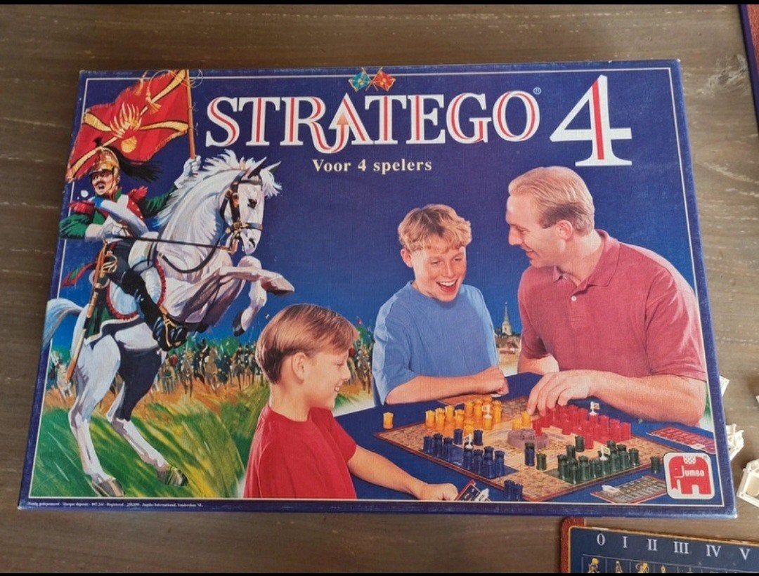 Stratego 4 spelers, Hobby en Vrije tijd, Gezelschapsspellen | Bordspellen, Drie of vier spelers, Ophalen, Gebruikt, JUMBO