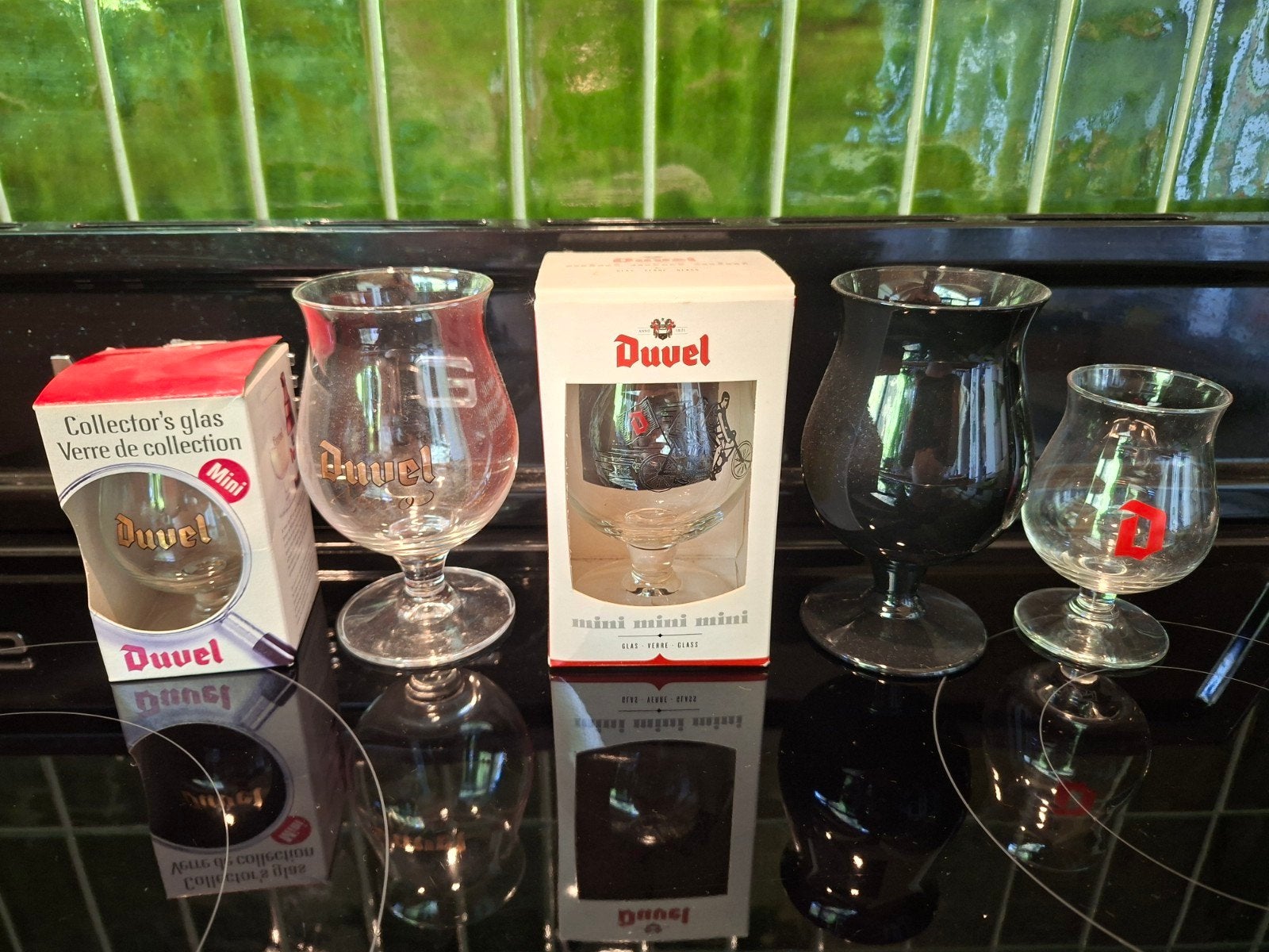 5x Kleine glaasjes Duvel, Ophalen of Verzenden