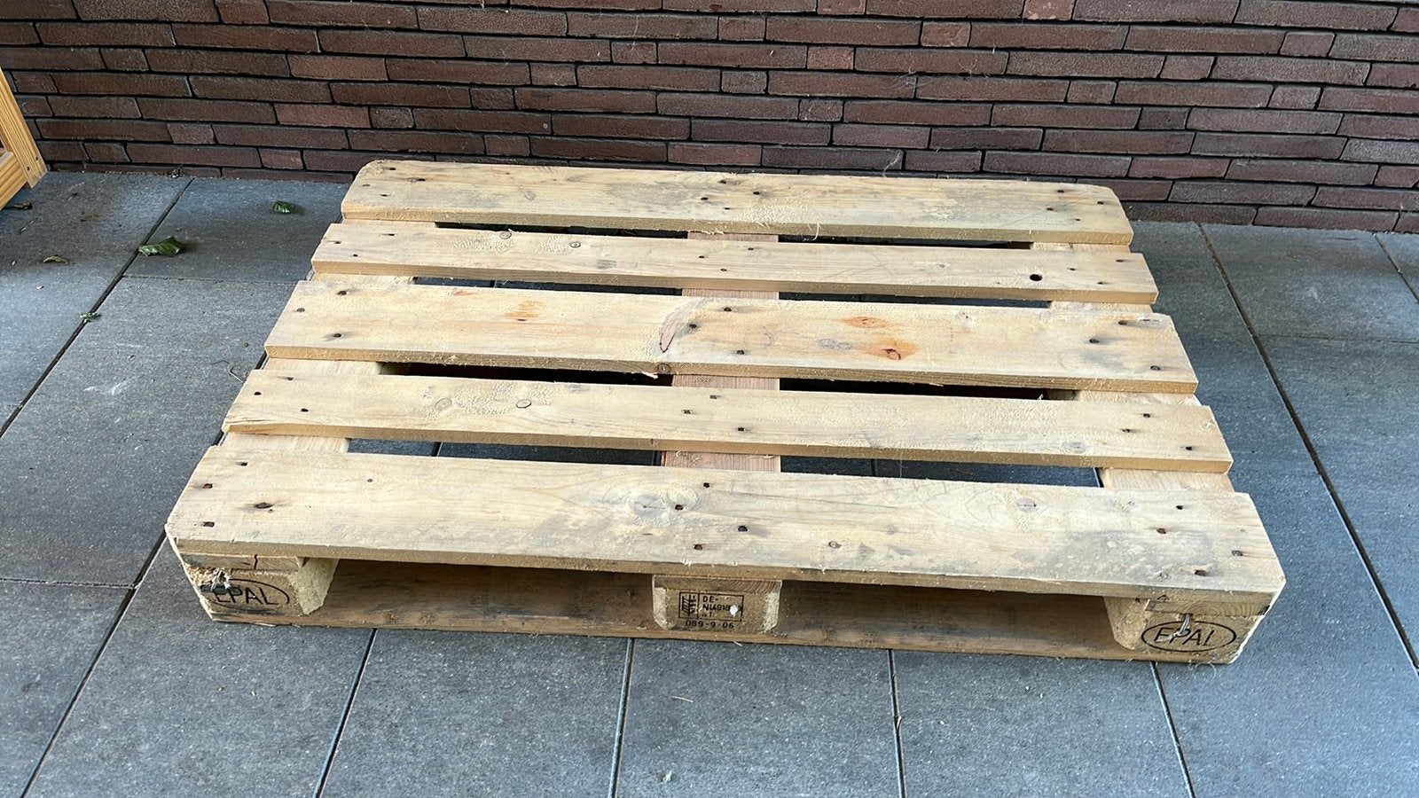 Europallet, Doe-het-zelf en Bouw, Hout en Planken, Ophalen, Zo goed als nieuw