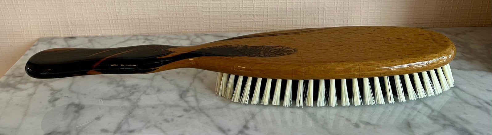 Retro kledingborstel paardenhaar, jaar ’60–’70 kwaliteitsvol, Ophalen