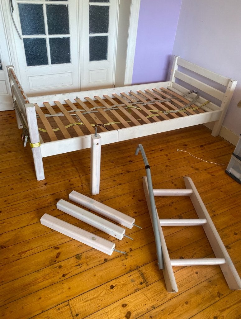 Lit Flexa, Enlèvement, Utilisé, Lit mi-hauteur mezzanine