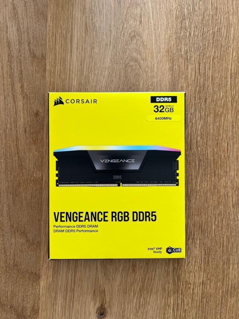Corsair Vengeance RGB 32Go 2x16Go 6400MHz DDR5 - NEUF, Neuf, 32 GB, Enlèvement ou Envoi, Desktop