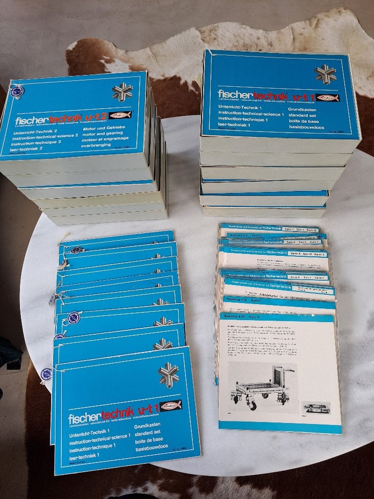Grote partij vintage Fischertechnik UT1 & UT2, Ophalen, Gebruikt