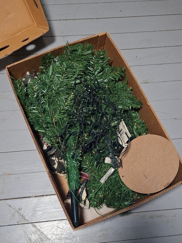 kerstboom, Ophalen, Zo goed als nieuw
