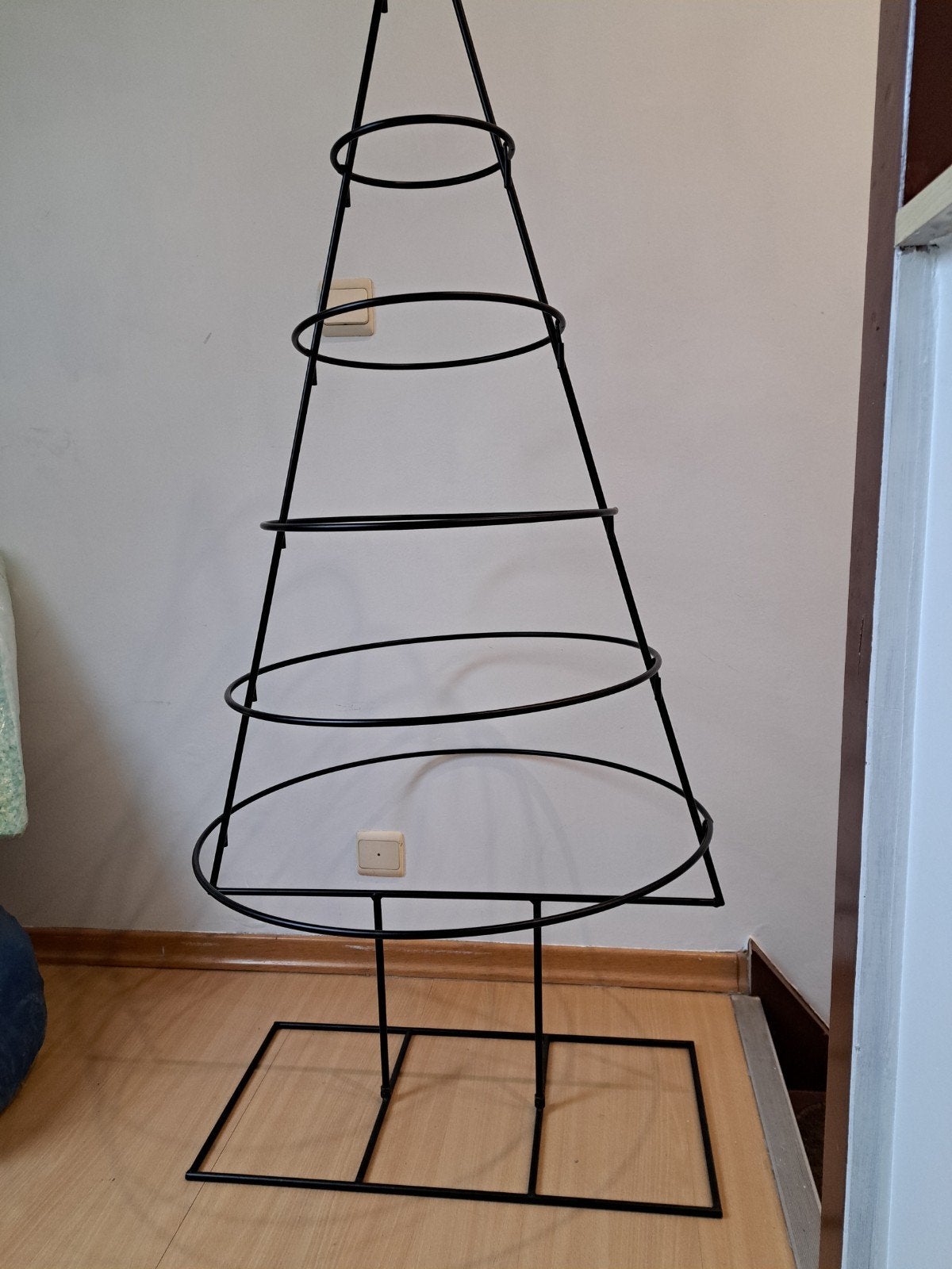 metalen kerstboom, Ophalen