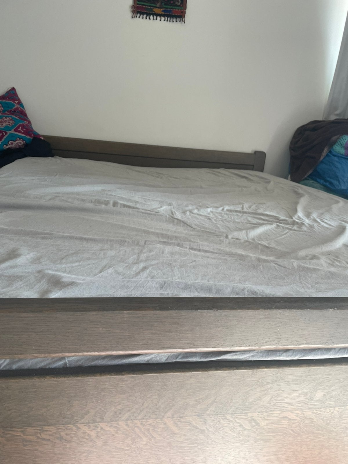 Tweepersoonsbed met matras, Ophalen, Zo goed als nieuw