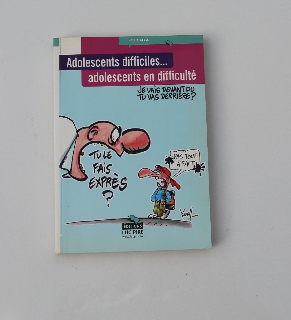 Livre : Adolescents difficiles ...adolescents en difficulté, Livres, Psychologie, Enlèvement ou Envoi, Comme neuf