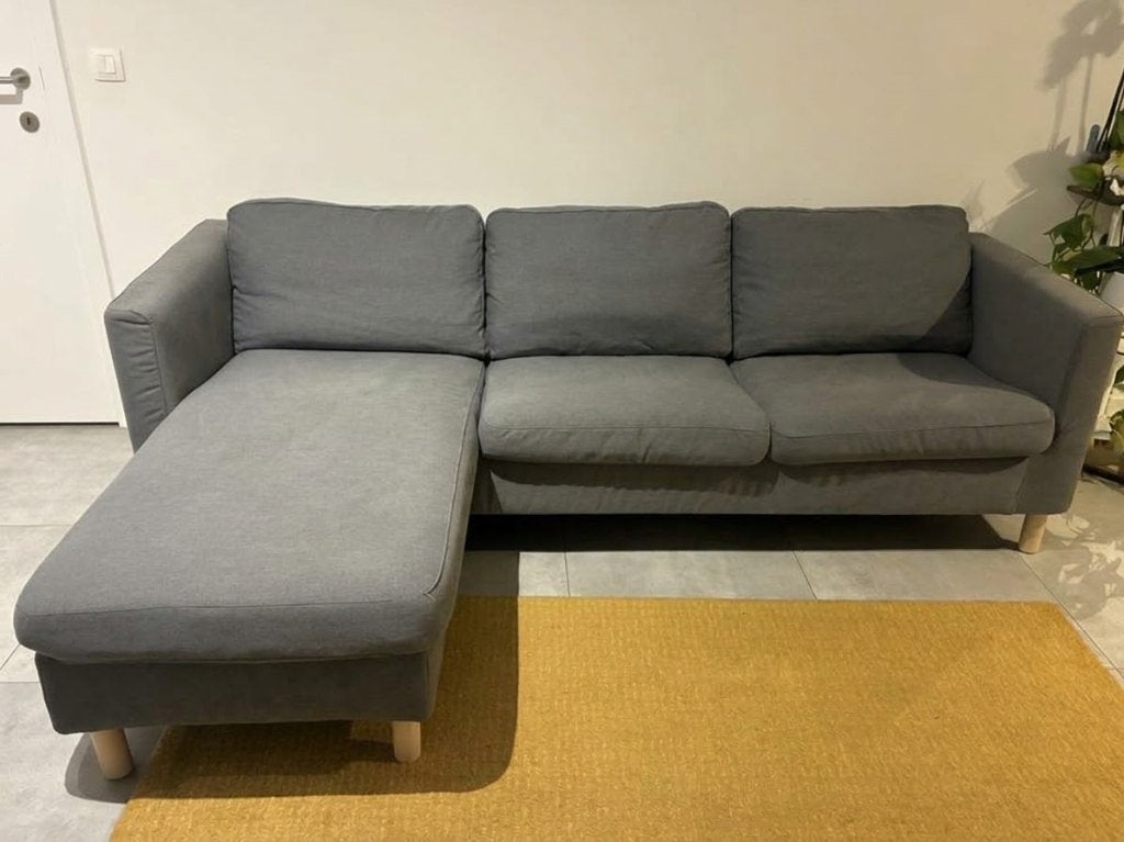 IKEA PARUP 3-SEATER SOFA with Chaise Longue, Huis en Inrichting, Ophalen