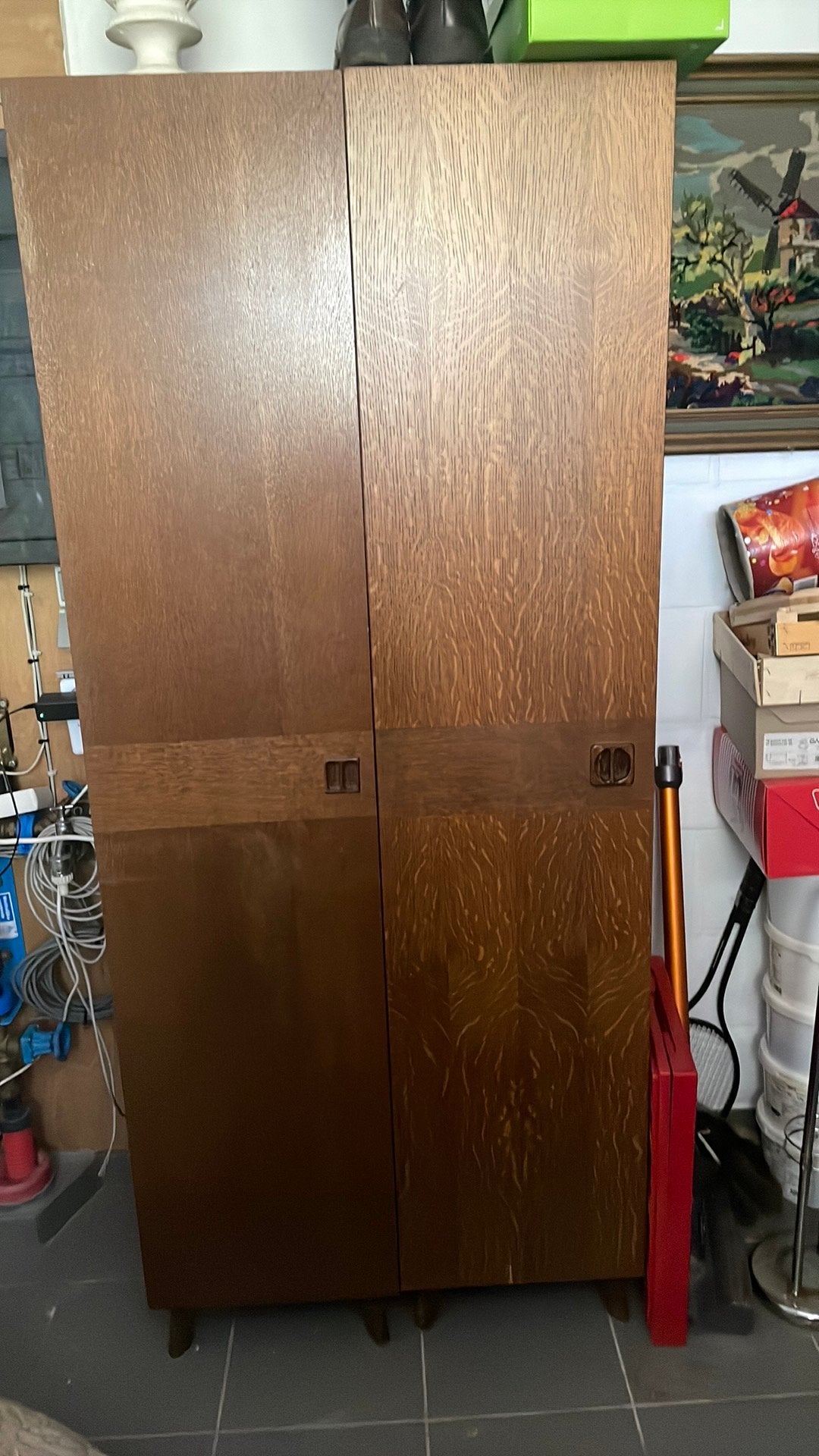 2 vintage schoenkasten, Huis en Inrichting, Ophalen, Zo goed als nieuw